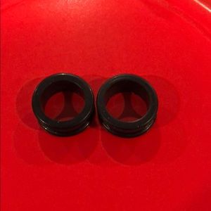 Black silicone tunnels 3/4